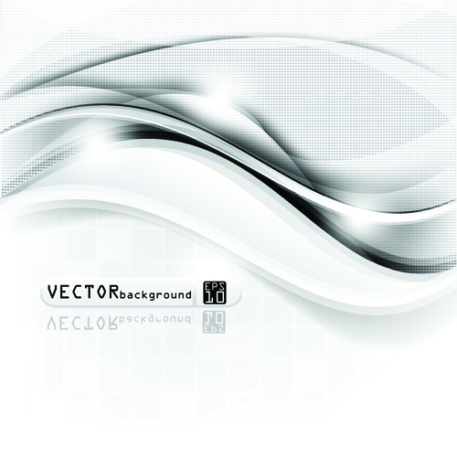 Set of Abstract White vector Backgrounds graphic 02  
