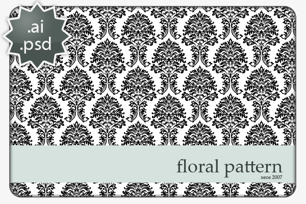 Floral black backgrounds design vector  