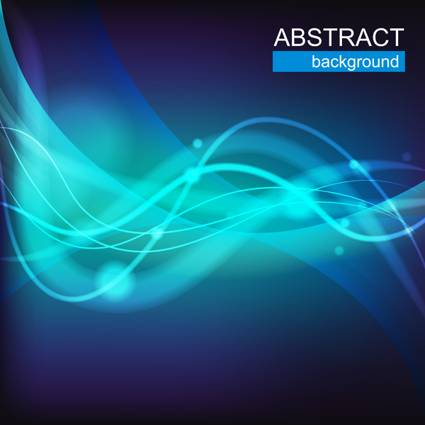 Abstraktes blaues Hintergrund-Vektor-Design  
