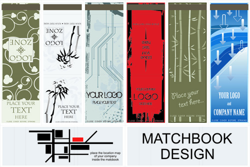 Set of Bookmarks design elements vector 01  