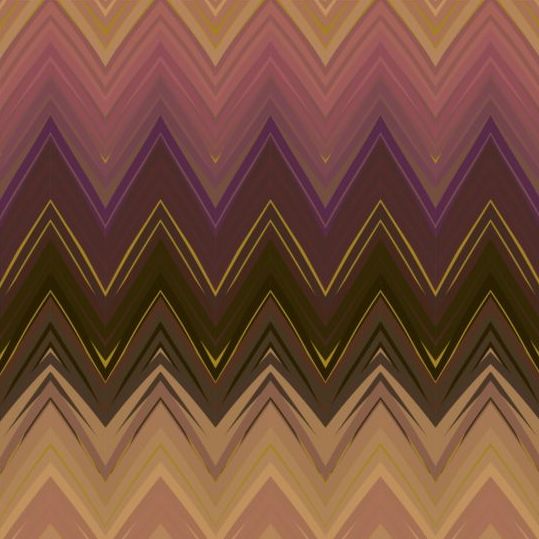 Färgat sicksack mönster glänsande vektor 02  