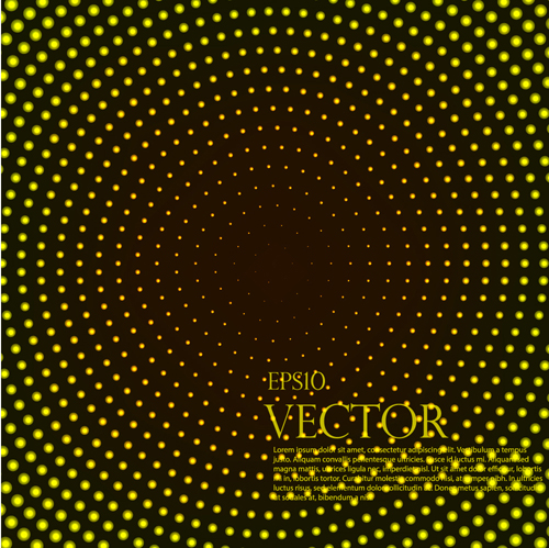 Light dot tech background vector 05  