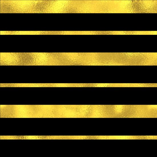 Randig gyllene med svart vektor bakgrund 02  