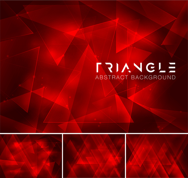 Triangle abstract creative background vector 09  