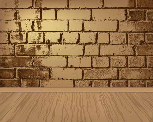 Elements of Brick wall background vector 05  