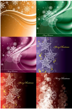 christmas background vector graphics  