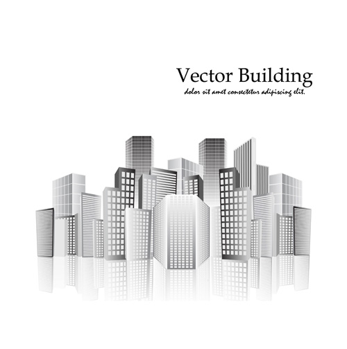 Vector City buildings design elements 05  