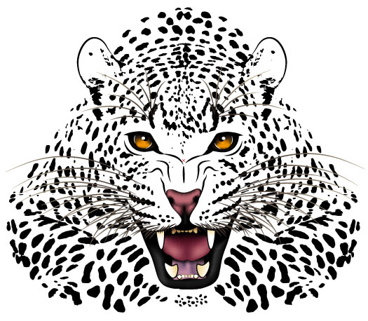 Set of Tiger vector picture art 18  