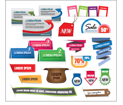 Business tag Design elements vector 02  