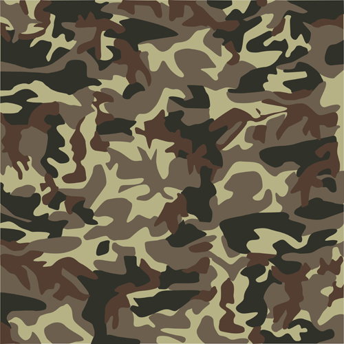 Different Camouflage pattern design vector set 03  