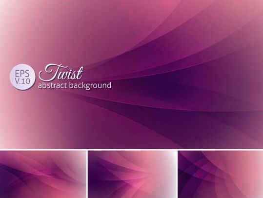 Curves abstract background vectors set 21  