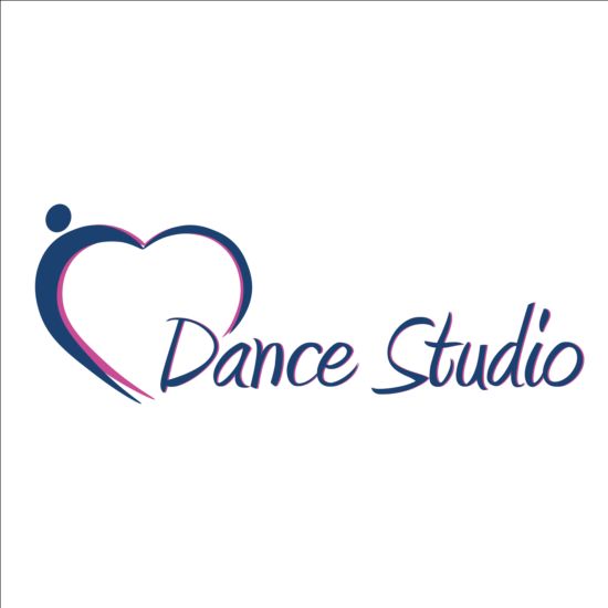 Set of dance studio logos design vector 14  