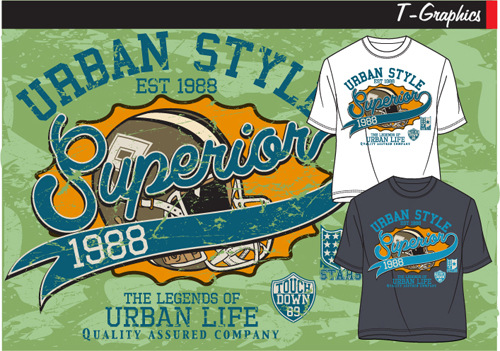 Vintage style graphics T  