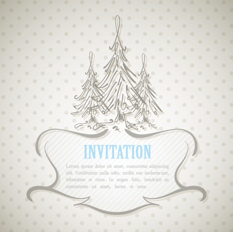 Winter design elements vector background 05  