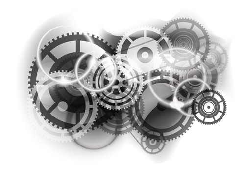 Creative Gears vector background art 05  