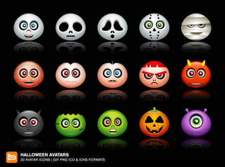 Halloween Avatars icons  