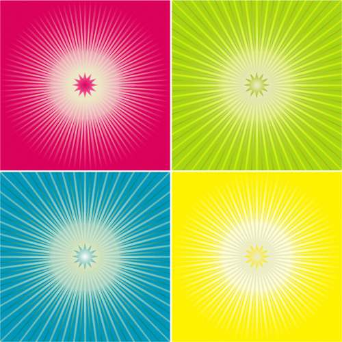 Color the background radiation Vector Graphic  