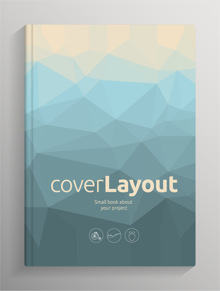 Brochure and book cover creative vector 10  