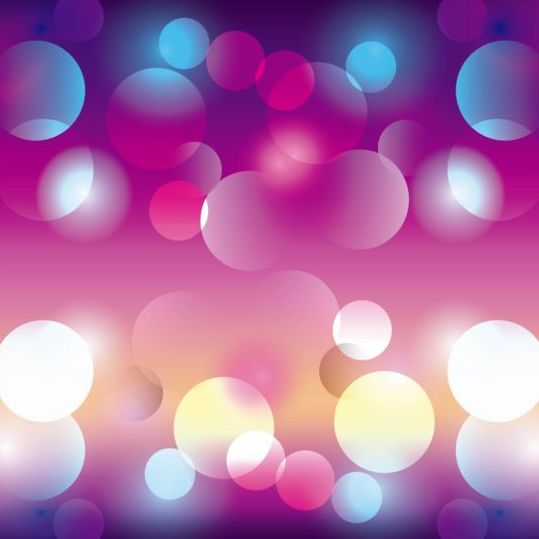 Colored circle with blurred background vector 05  