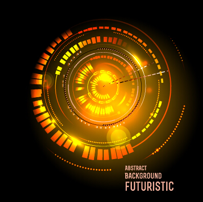 Concept futuristic tech background vector 07  