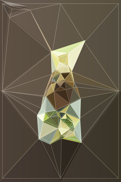 Concept polygonal vectors background art 04  
