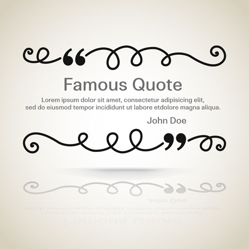 Text frames for quote vector 12  