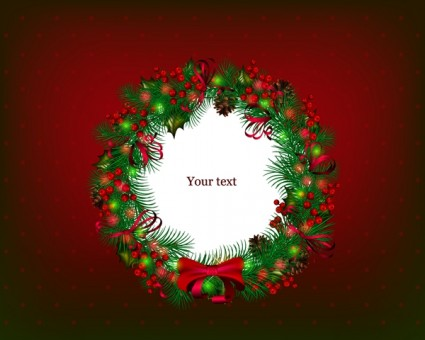 beautiful christmas baubles frame vector  