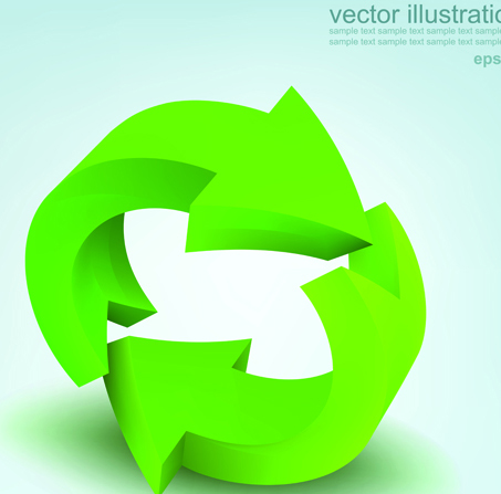 Set of 3d elements vector illustration art 01  