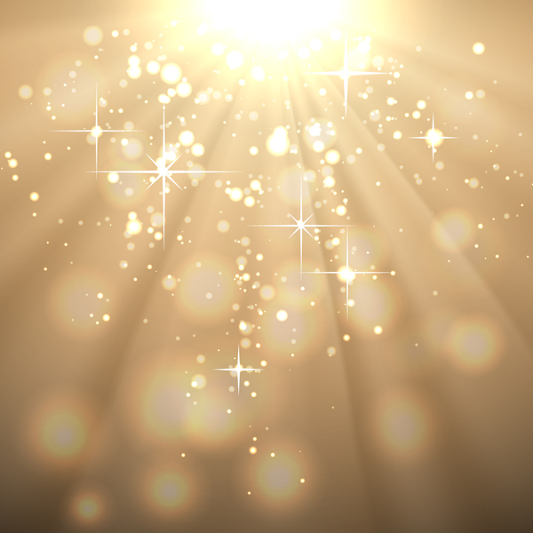 Beige background with shiny stars vector  