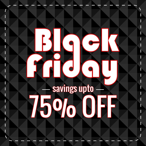Black friday discount poster template vector 02  