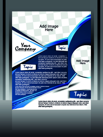 Business style cover design elements vector 01  