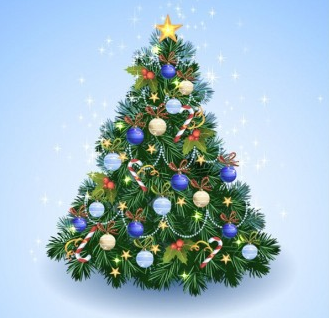 Christmas Tree illustration vector  