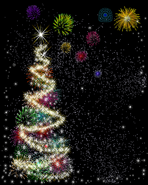 Special Christmas tree design elements vector 03  