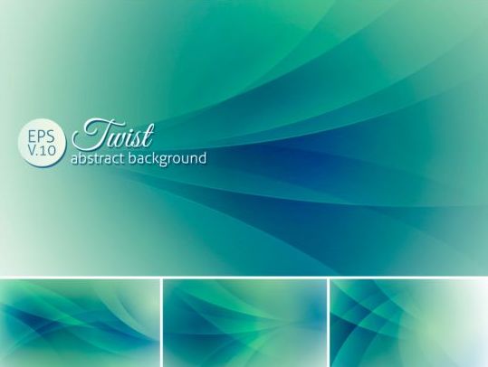 Curves abstract background vectors set 20  