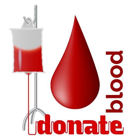 Donare il materiale vettore creativo del sangue 02  