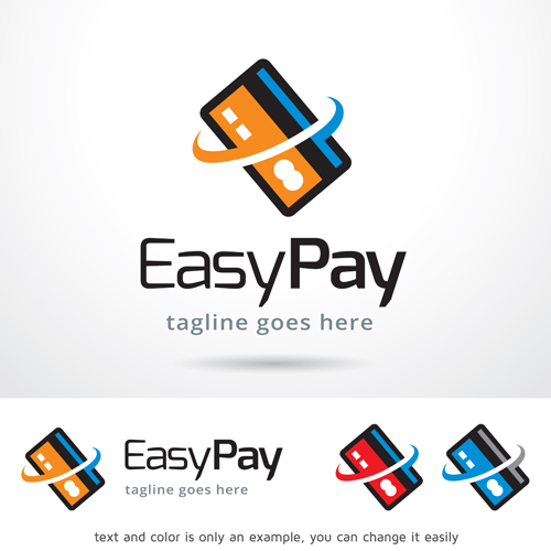 Easy pay logo vector  