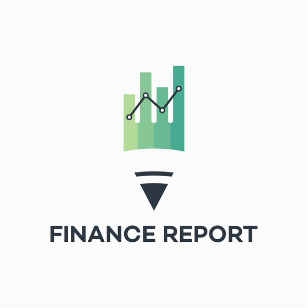 Finanzbericht Logo Vektor  
