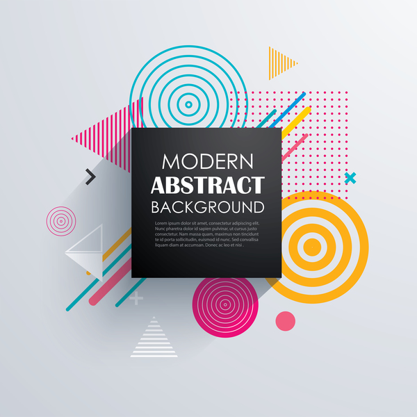 Vector modernes abstraktes Hintergrundmaterial 04  