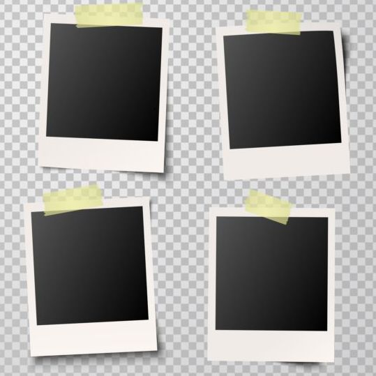 Vector photo frame illustrazione vettori 01  