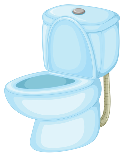 Vector toilet design elements set 03  