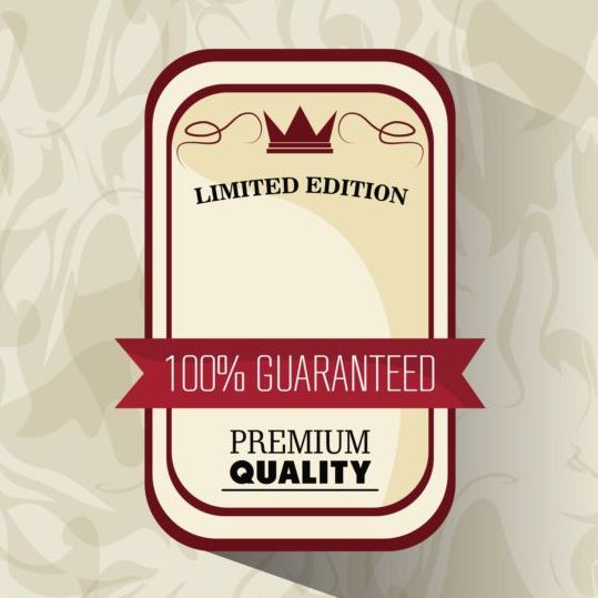 Vintage Premium en kwaliteit label vector 12  