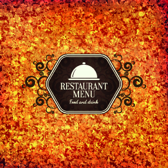 Creative retro restaurant menu template 04  