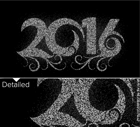 2016 new year design black vector 07  