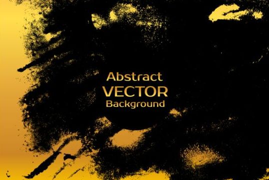 Zwart met gloden Grunge Vector backcground 04  