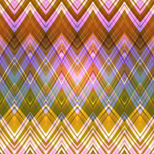 Gekleurde zigzag patroon glanzend vector 10  