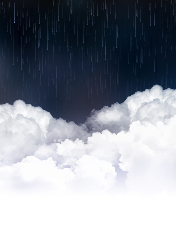 Dunkle Sturm Himmel mit Regen Vektor Hintergrund 03  