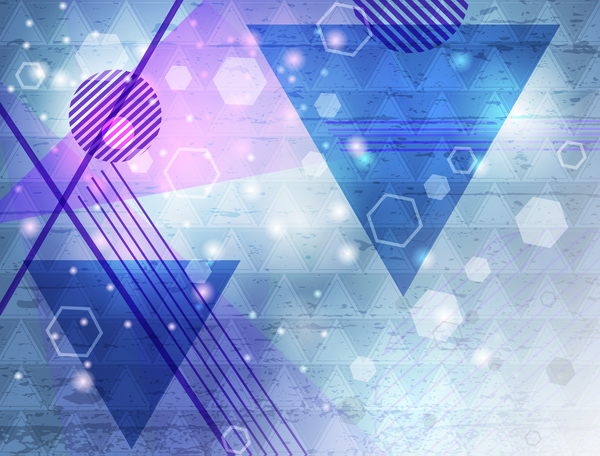 Triangle abstract background vectors 01  