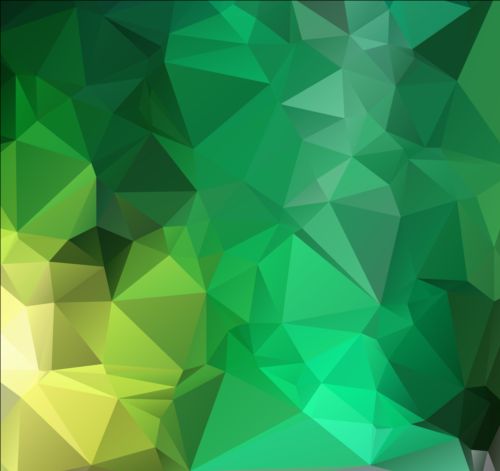 Triangles with geometric polygon vector background 02  