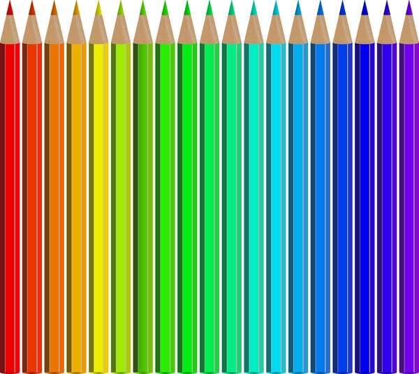 Bienvenue retour à l’école des documentations avec des crayons de couleur vecteur 01  