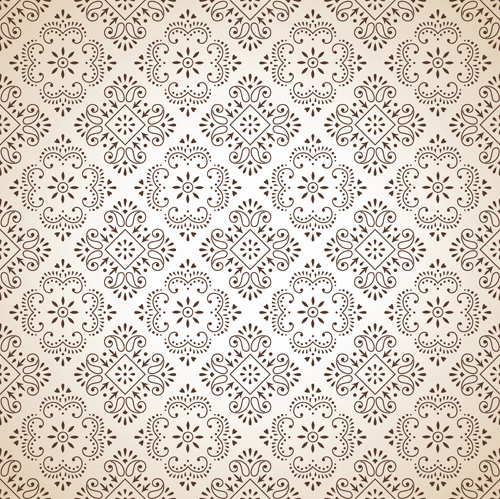 Classic Floral background vector 02  